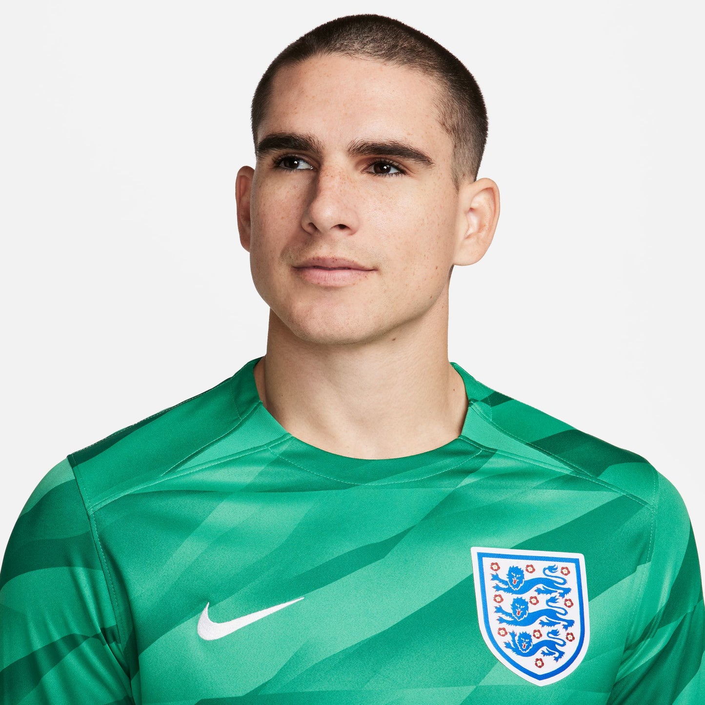 Camiseta de fútbol Nike Dri-FIT de corte recto de portero Stadium de Inglaterra 2023/24