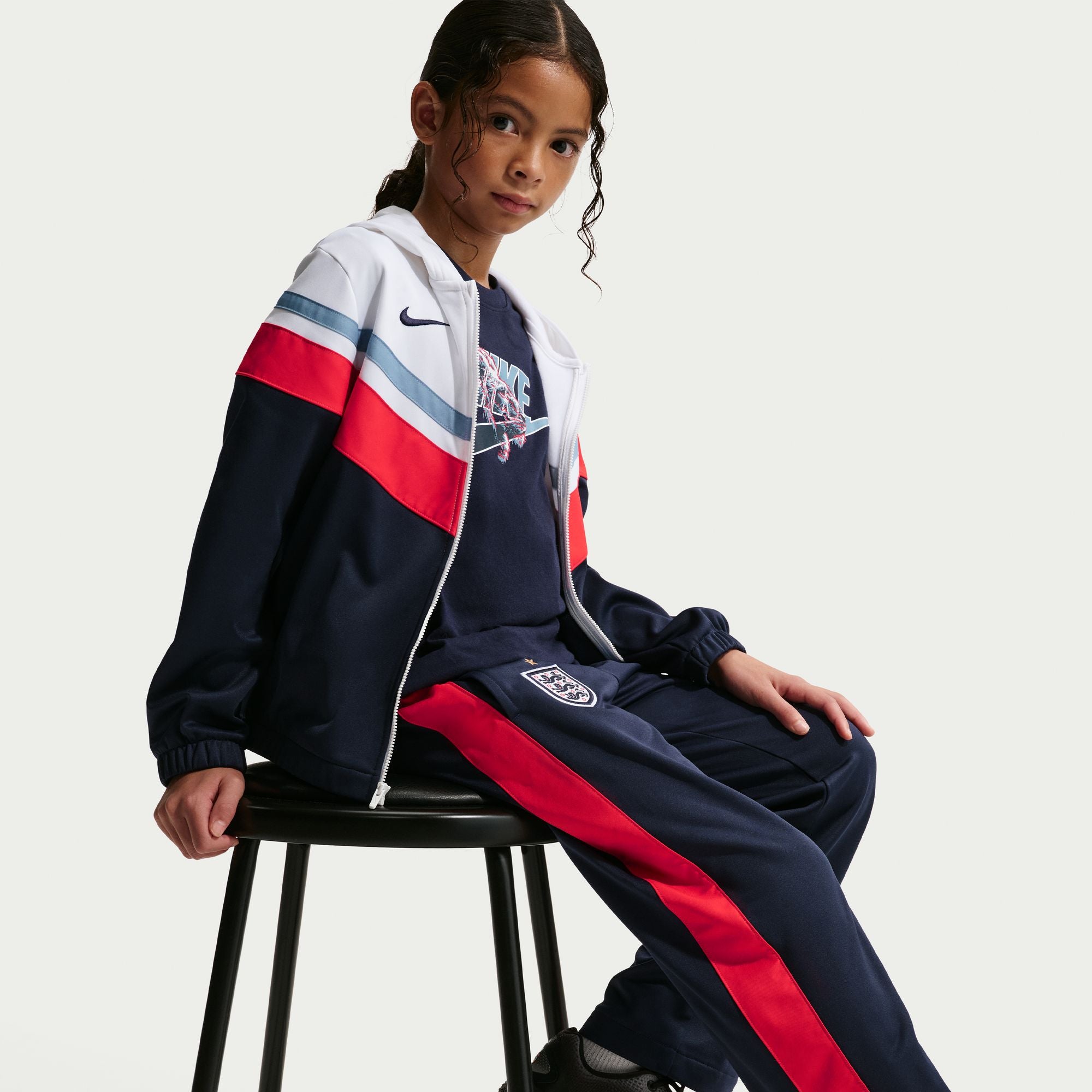 England 2026 Big Kids' Nike Hooded Tracksuit