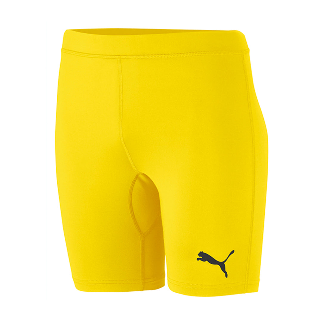 Puma Base Layer Shorts - Yellow - Adults