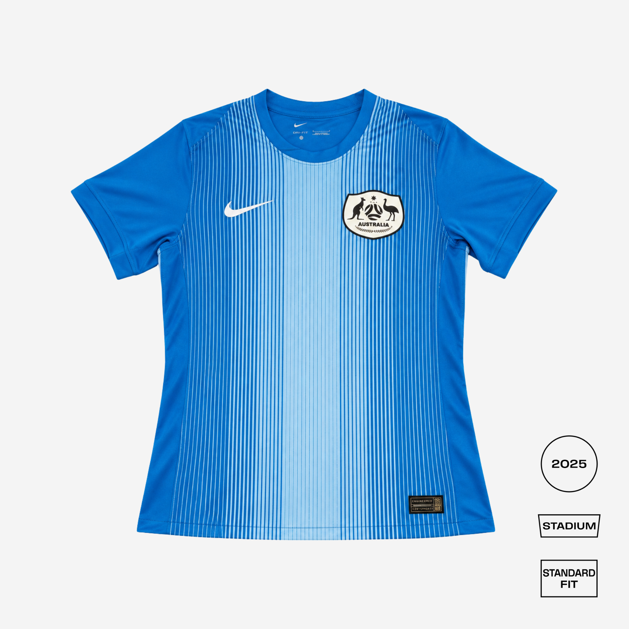 Australia 2025/26 Goalkeeper Straight Fit Stadium Shirt