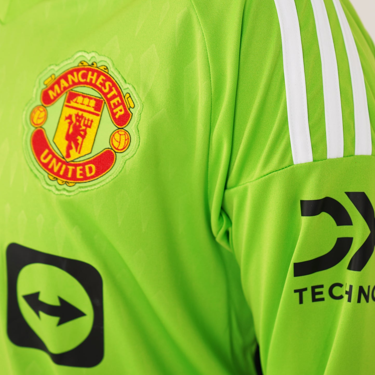 Camiseta Adidas Stadium de corte recto 23/34 del portero local del Manchester United