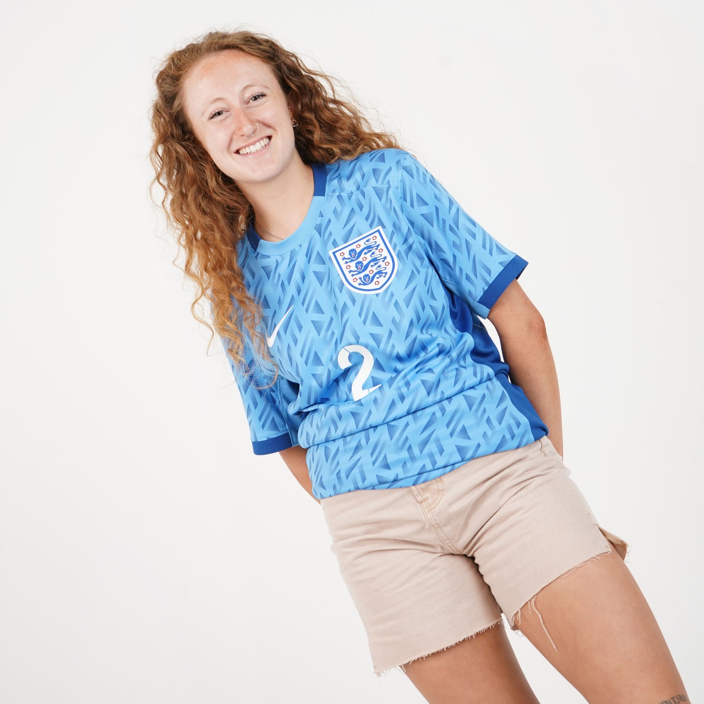England Lionesses 2023 Away Straight Fit Nike Stadium Shirt