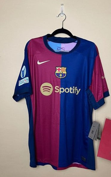 Barcelona Home 24/25 Large Straight Fit Shirt - Aitana 14