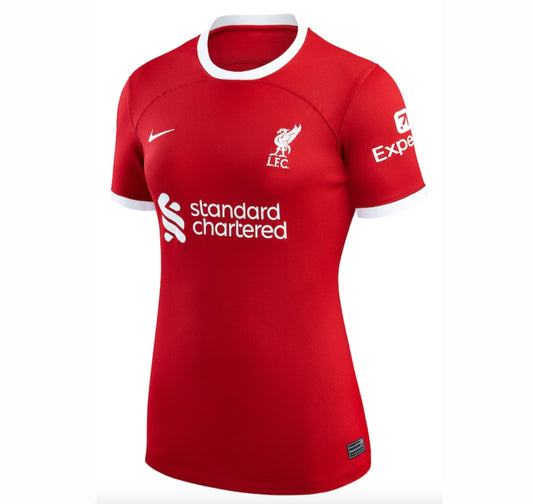 Liverpool 23/24 Nike stadionshirt met gebogen pasvorm
