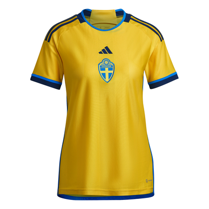 Sweden Home Adidas Stadium Curved Fit Jersey 2023