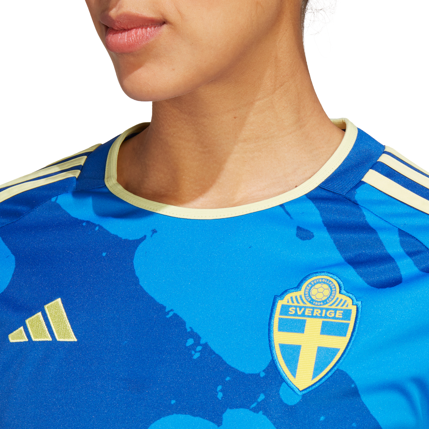 Sweden Away Adidas Stadium Curved Fit Jersey 2023