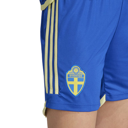 Pantalón corto de fútbol de corte curvo Segunda equipación Suecia 2023