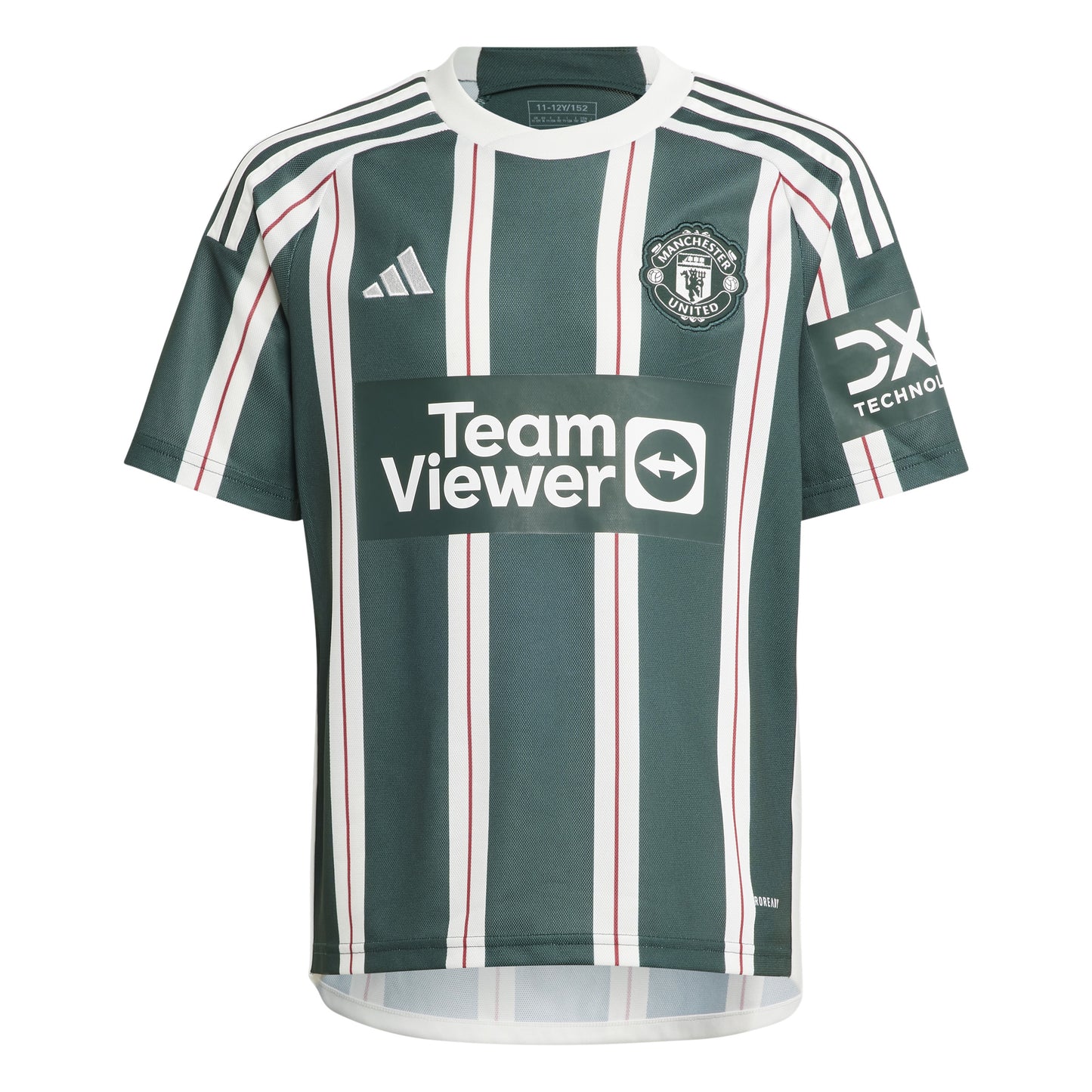 Manchester United uit 23/34 Adidas stadionshirt met rechte pasvorm