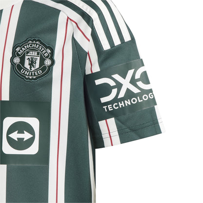 Manchester United uit 23/34 Adidas stadionshirt met rechte pasvorm