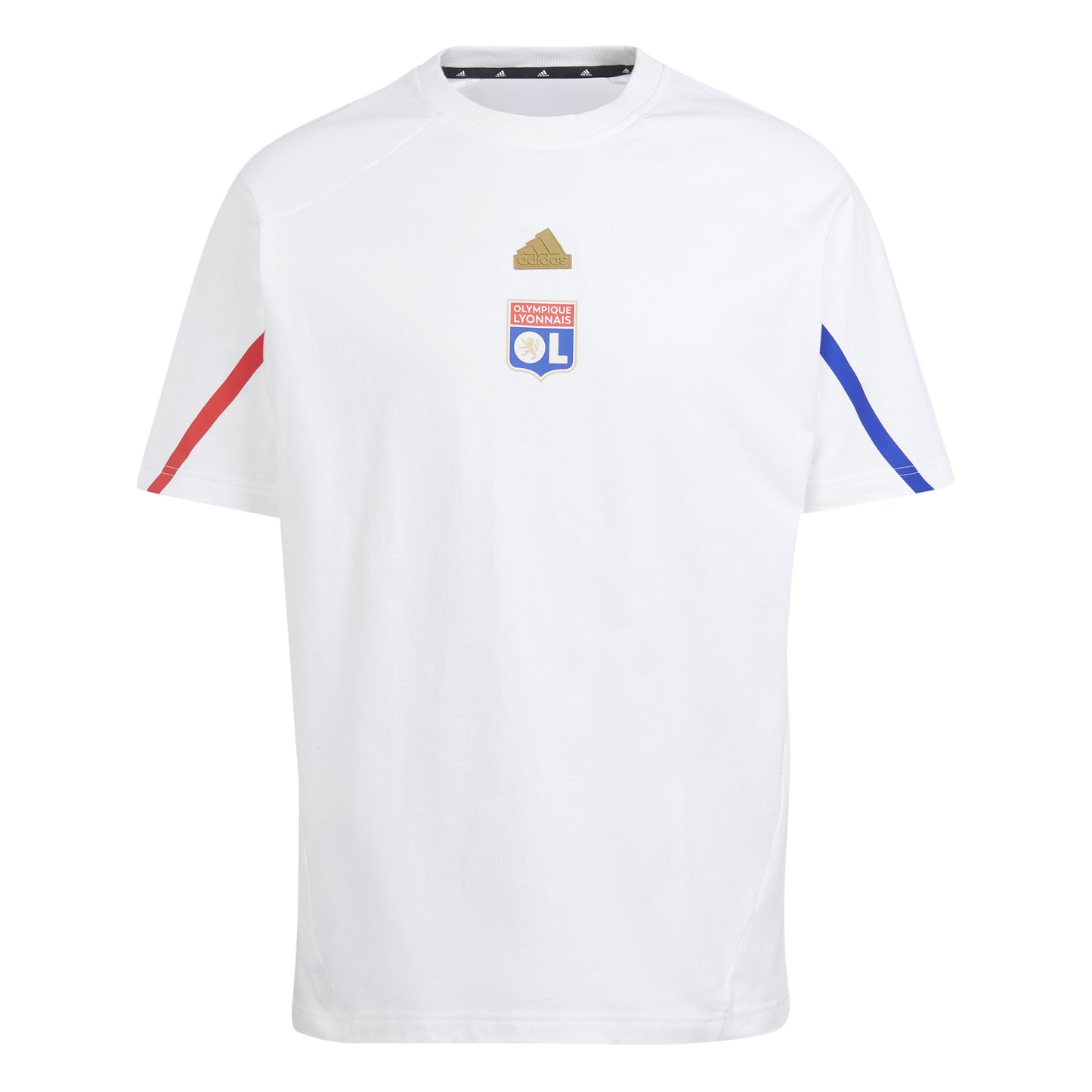 Olympique Lyonnais 23/24 Adidas-t-shirt met rechte pasvorm
