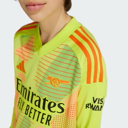 Arsenal 24/25 Adidas Long Sleeve Goalkeeper Shirt Kids