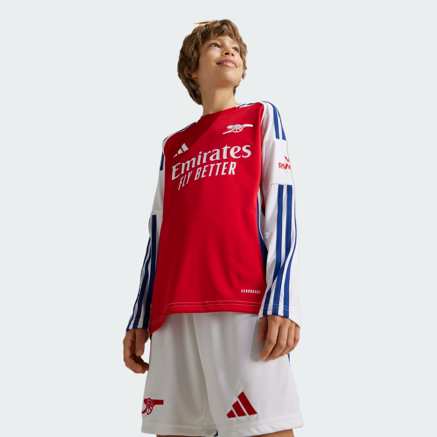 Arsenal 24/25 Adidas Long Sleeve Home Shirt Kids