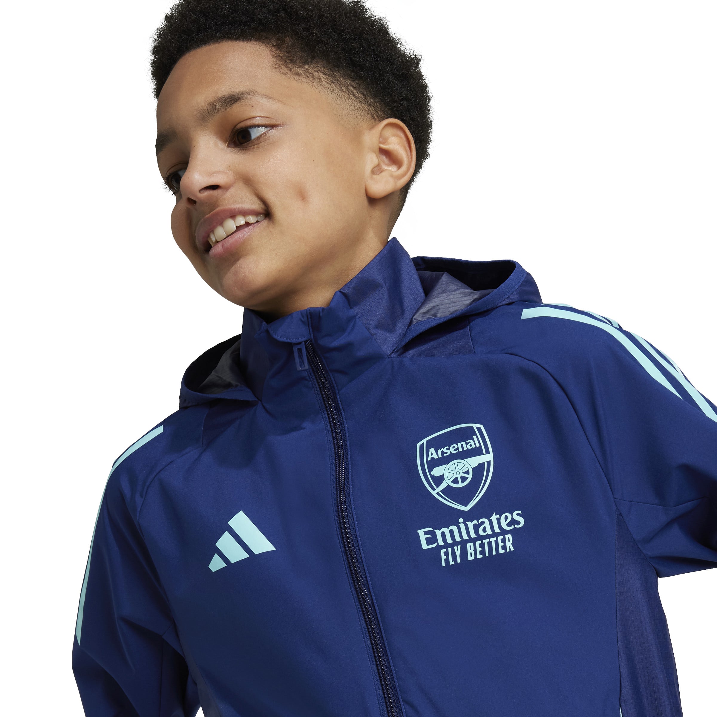 Arsenal Tiro 24 All Weather Jacket Kids FOUDYS