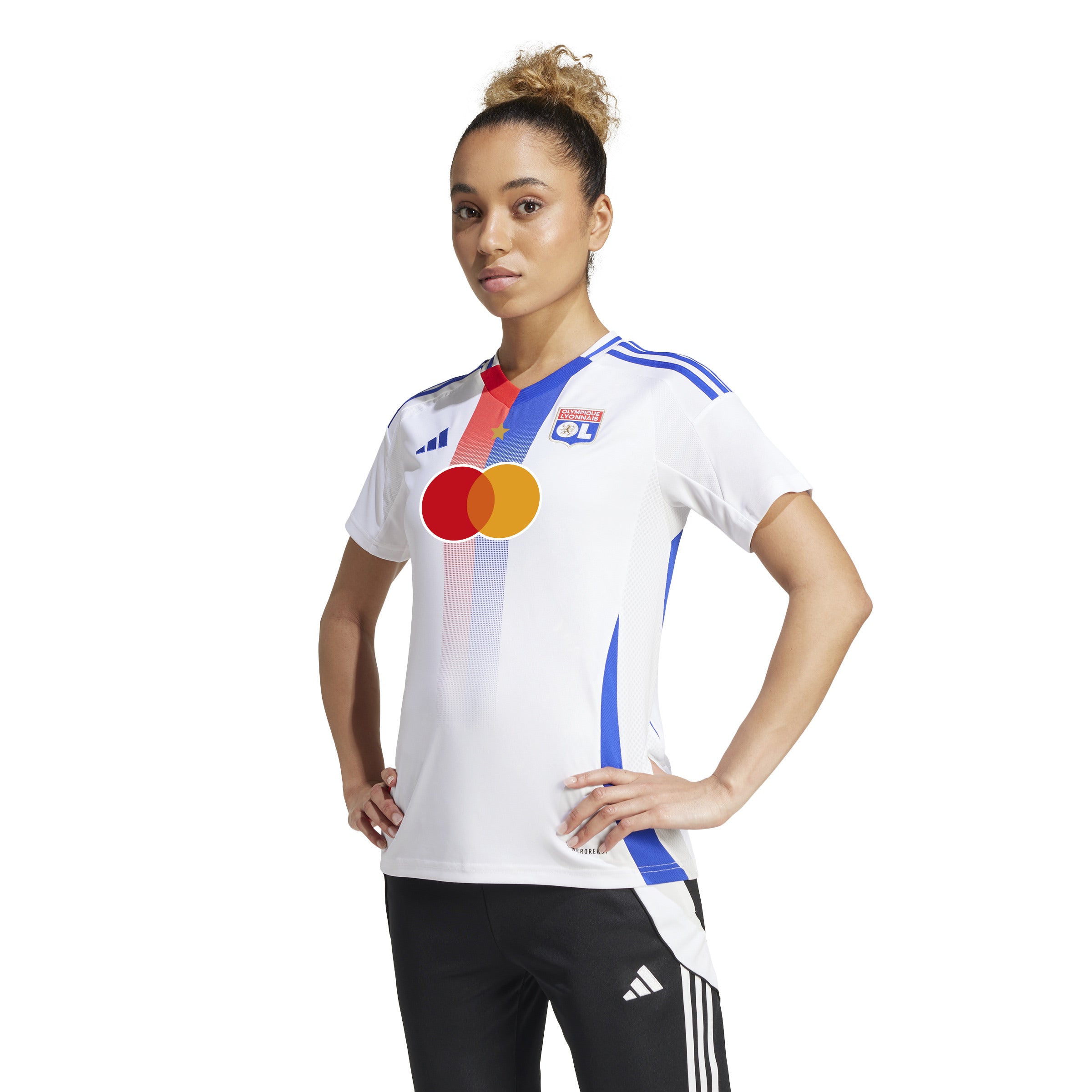 Olympique Lyonnais 2024/25 Adidas Stadium Home Curved Fit Shirt