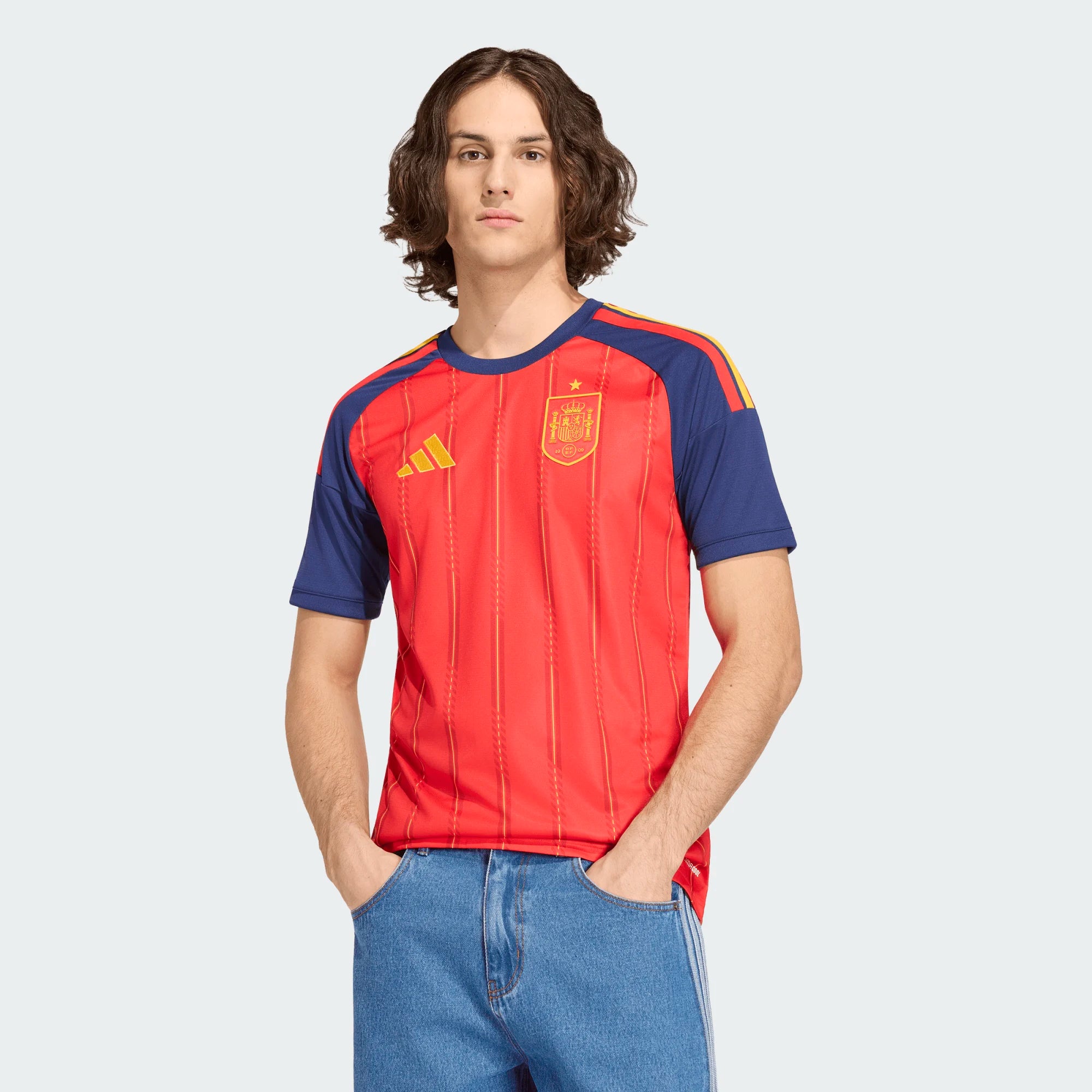Spain 26 Home Jersey - Straight Fit