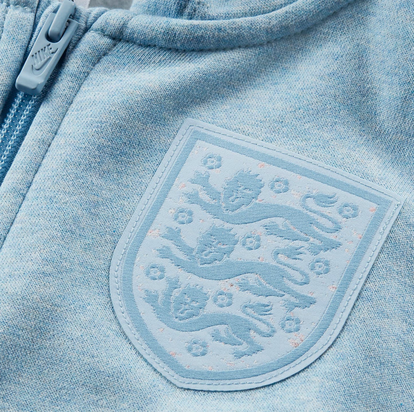 Sudadera con capucha y cremallera completa Nike England Lionesses 2023 Club Fleece para niños