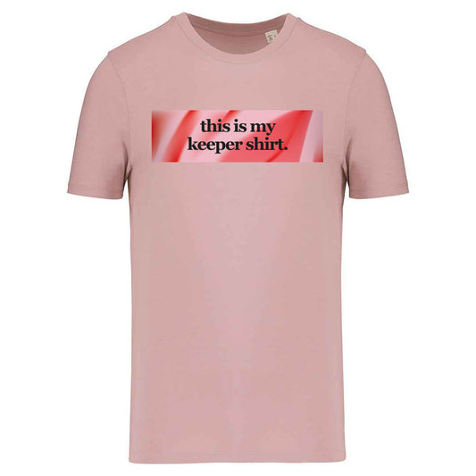 Dit is mijn Keeper Shirt roze T-shirt