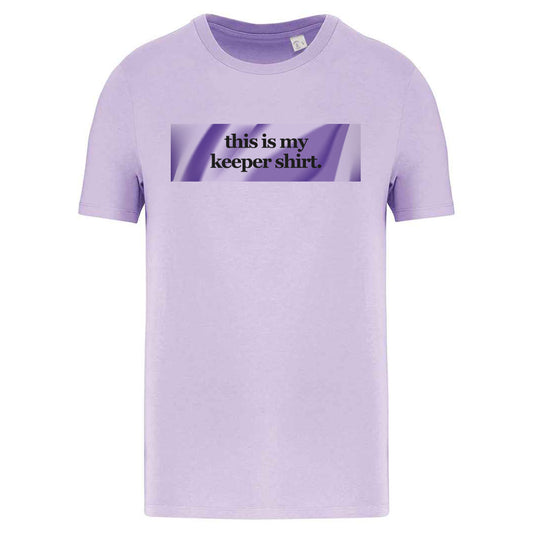 Dit is mijn Keeper Shirt paars T-shirt
