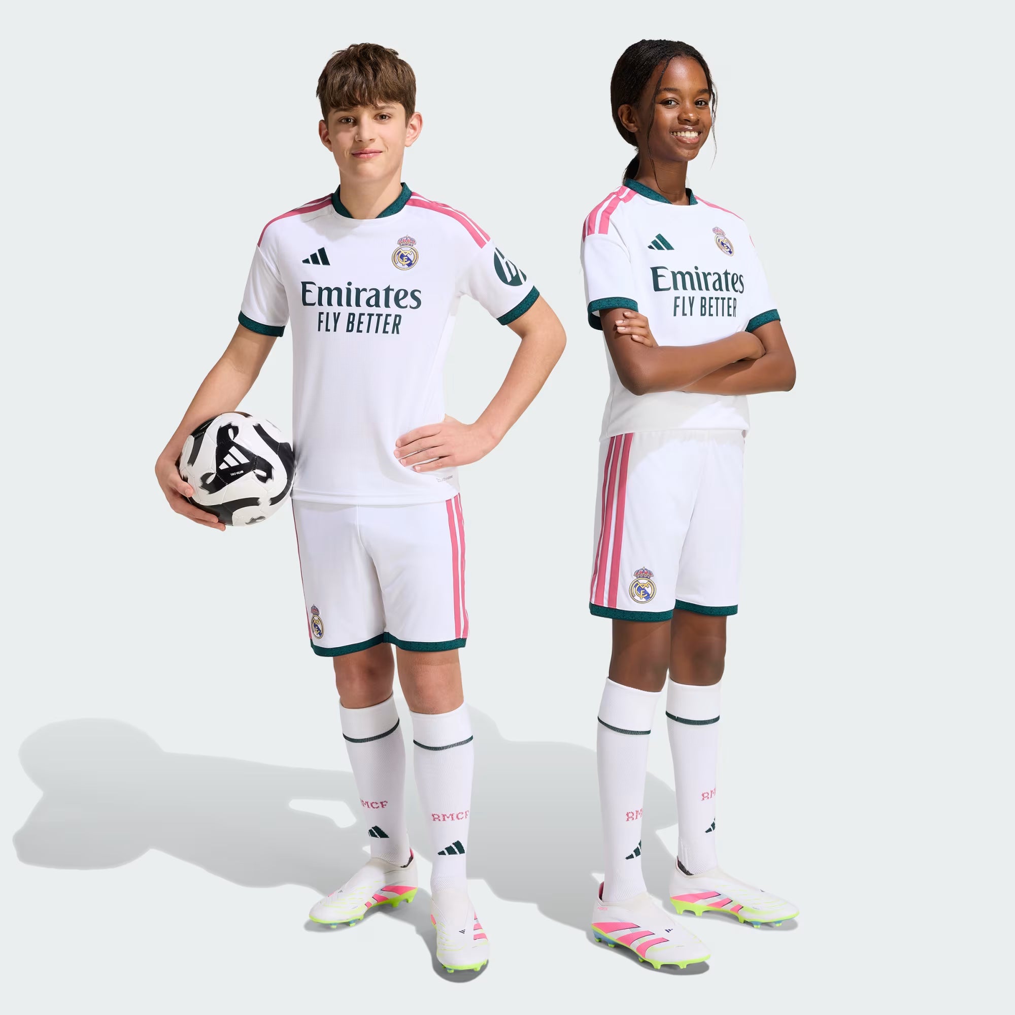 KIDS Real Madrid 2026/27 Home Shorts - adidas