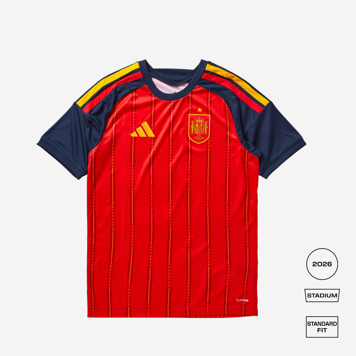 Spain 26 Home Jersey - Straight Fit