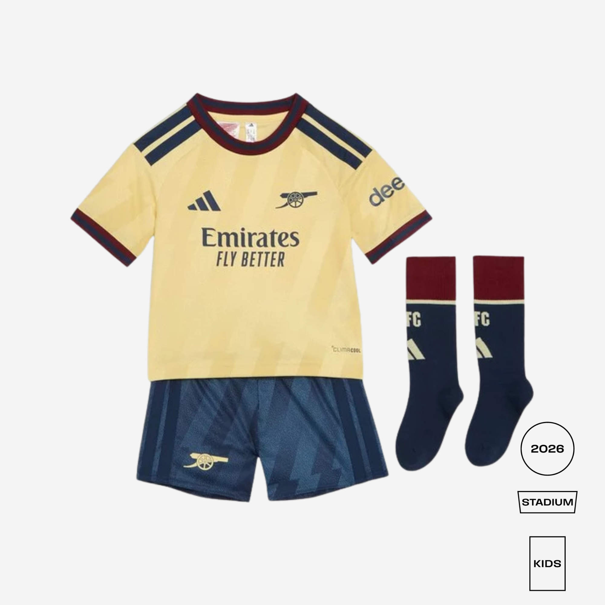 KIDS Arsenal 2026/27 Third Mini Kit - adidas