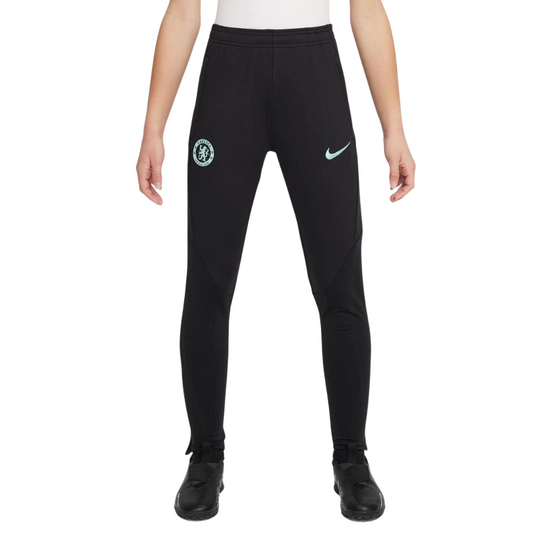 Pantalón de fútbol tejido Nike Dri-FIT para niños talla grande Chelsea Tercera 23/24