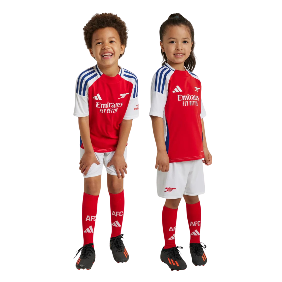 Arsenal 24/25 Adidas Home Mini Kit Kids