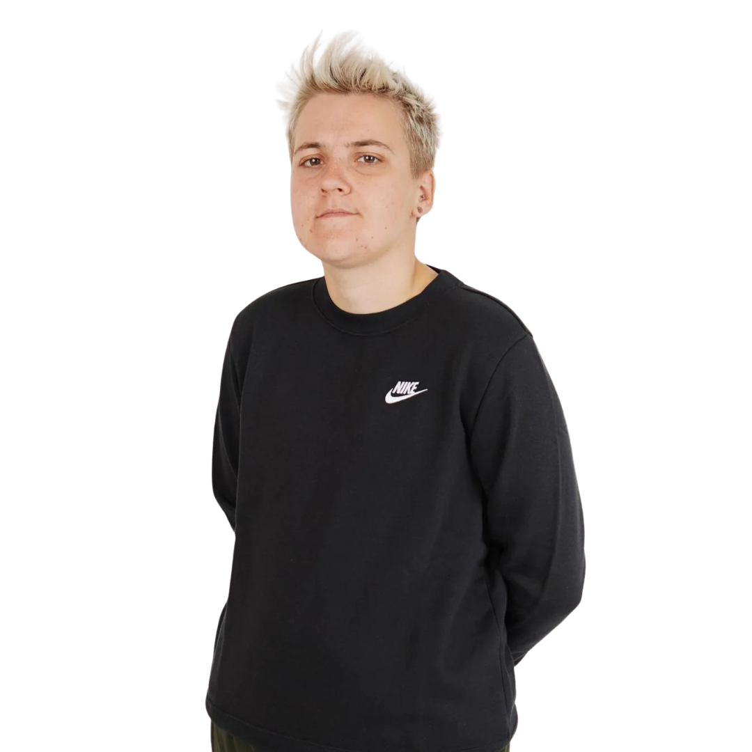 Nike Sportswear zwarte clubfleece