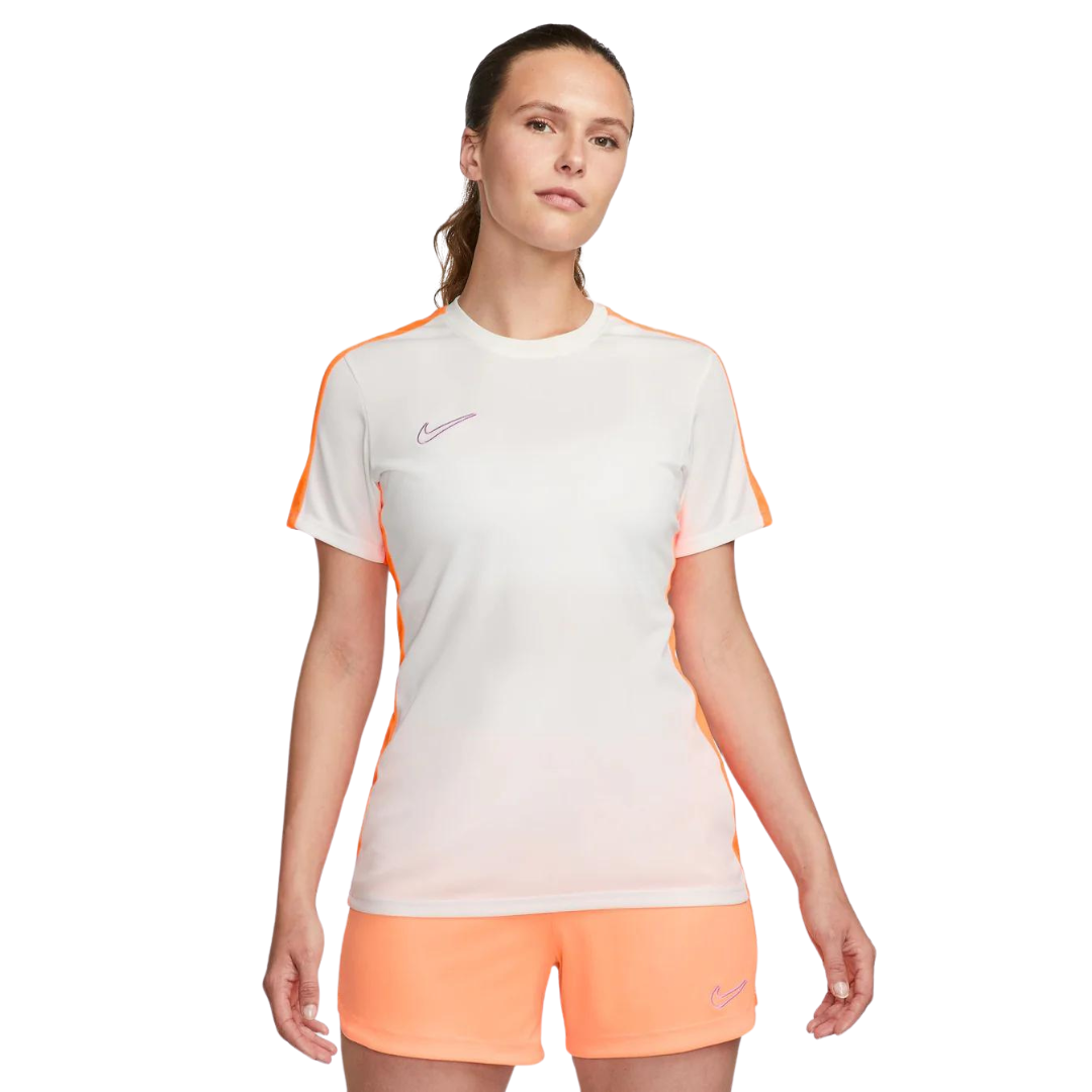 Nike Dri-FIT Academy Women's Training Top - White and Orange