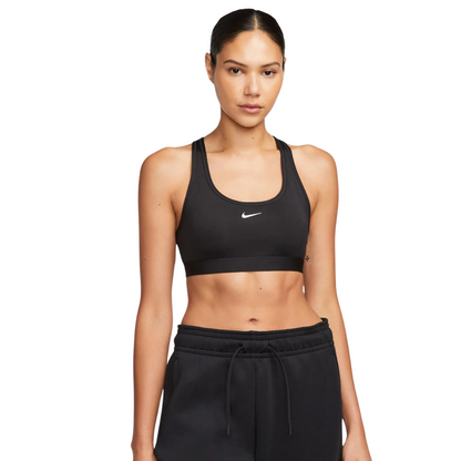 Nike Swoosh Light Support Women's Non-Padded Black Sports Bra