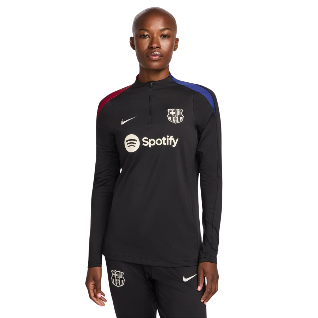 Barcelona derde 23/24 gebogen Nike Dri-FIT voetbaltrainingtop