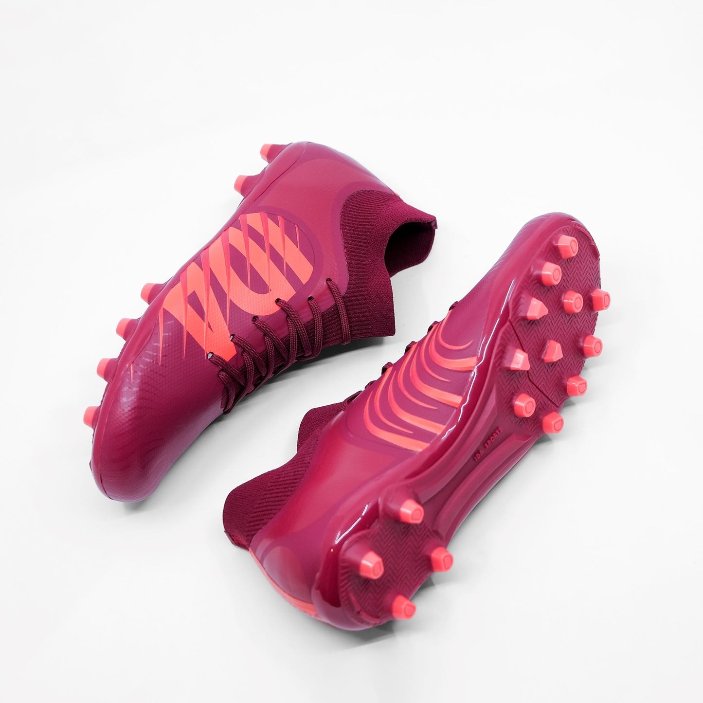 IDA Rise Women's Soccer Cleat, Burgundy, FG/AG, Firm Ground, Artificial Ground, Ankle sock