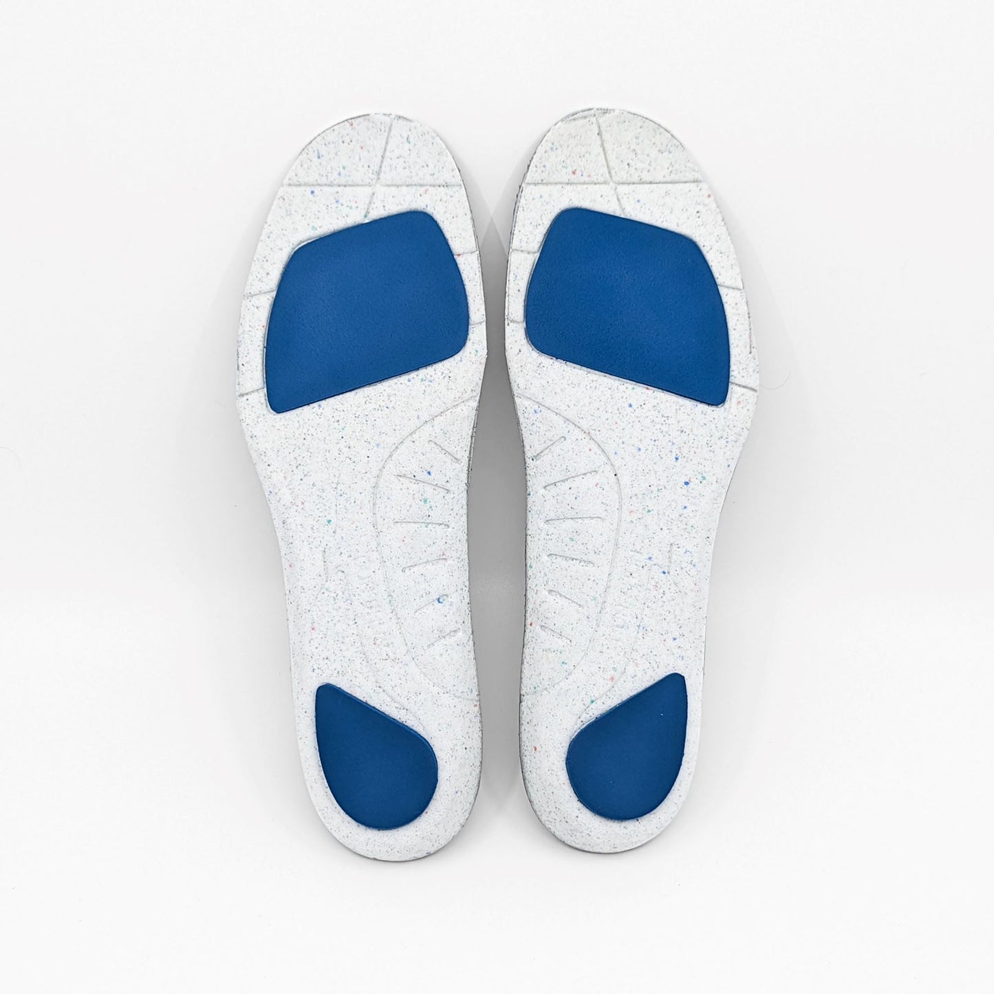 Photo of the recyclable, custom removable insoles.